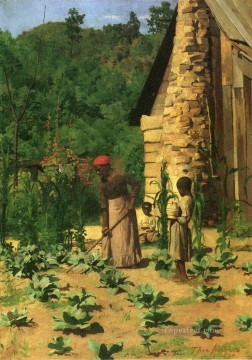 naturalistic Oil Painting - The Way They Live naturalistic Thomas Pollock Anshutz